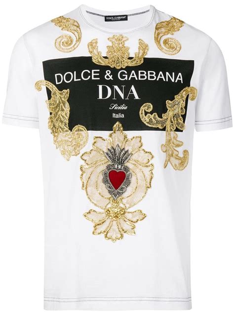 dolce gabbana t shirt dam|dolce & gabbana shirt men's.